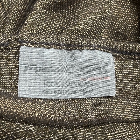 Michael Stars Metallic Bronze Wrap V Front Top One Size Fits Most - Picture 6 of 6